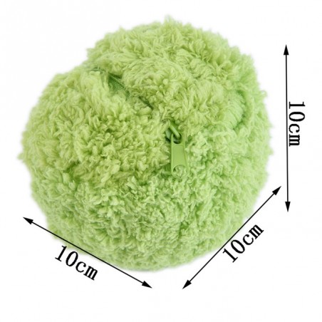 Pallina mop in 4 colori con panni intercambiabili per pulizia pavimenti