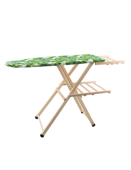 Asse da Stiro in Legno MARA Richiudibile con Supporto per Caldaia 141X82X45cm