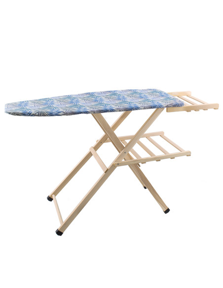 Asse da Stiro in Legno MARA Richiudibile con Supporto per Caldaia 141X82X45cm