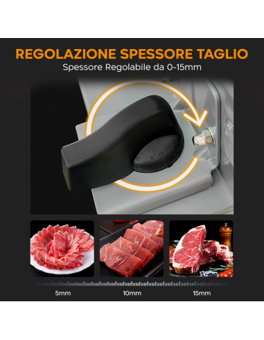 Affettatrice Elettrica Dictrolux da Banco 200W...