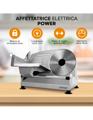 Affettatrice Elettrica Dictrolux da Banco 200W...