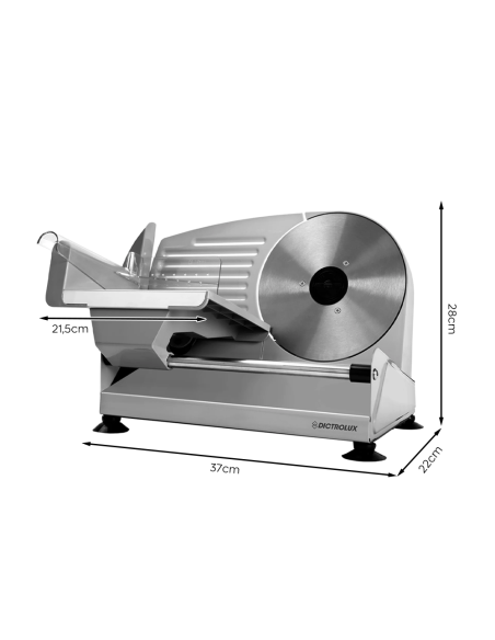 Affettatrice Elettrica Dictrolux da Banco 200W con Lama Acciaio in Inox 19cm