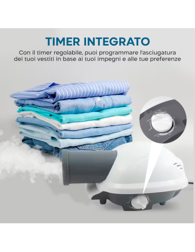 Asciugatrice Elettrica 800W Circolazione Aria...