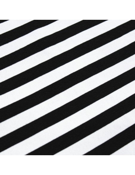 Canotta Donna a Spalline Termica Interno Felpato Fantasia a Righe Elasticizzata