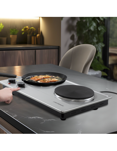 Fornello Elettrico Dictrolux Acciaio Doppia...