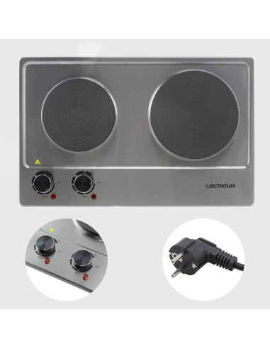 Fornello Elettrico Dictrolux Acciaio Doppia...