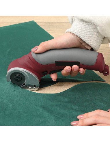 Taglierino Elettrico Cordless 4.2V per Tessuti...