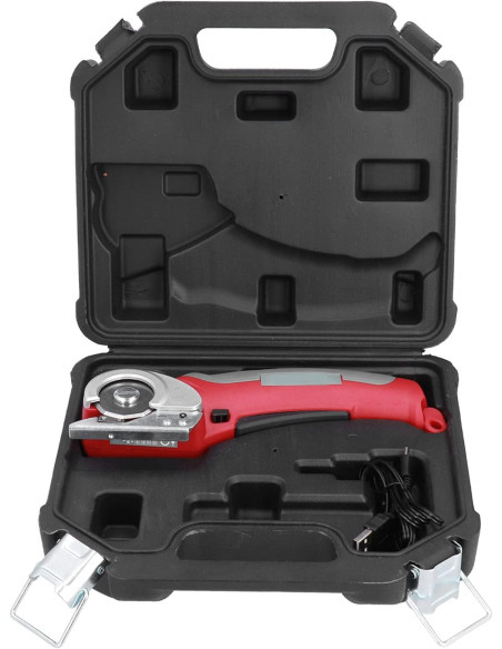Taglierino Elettrico Cordless 4.2V per Tessuti Ricaricabile Batteria e Valigetta