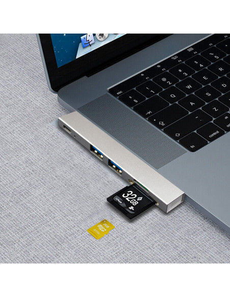 Adattatore Multipresa Type-C Espansione di Ricarica Multifunzione per Notebook