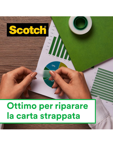 Scotch Magic Tape 3M 19mmx33mt Nastro Adesivo...