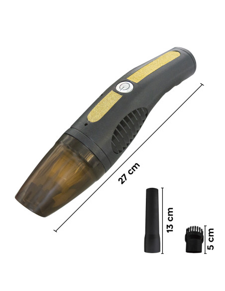Mini Aspirapolvere Portatile per Auto Aspirabriciole Ricaricabile USB Senza Fili