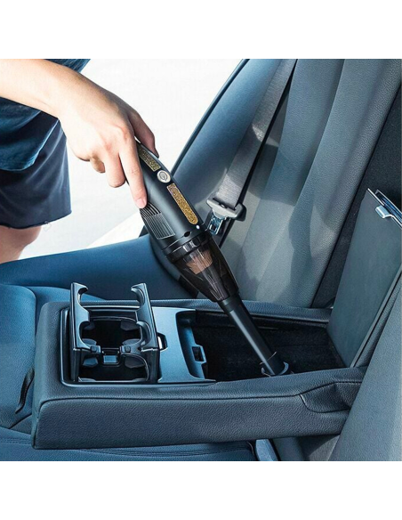 Mini Aspirapolvere Portatile per Auto Aspirabriciole Ricaricabile USB Senza Fili