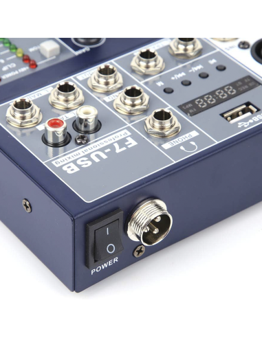 Mixer Audio 7 Canali Professionale Bluetooth...