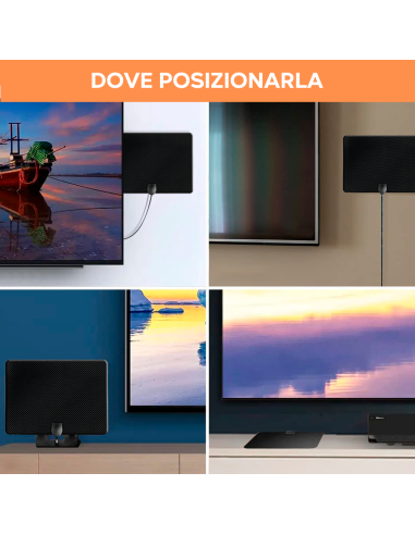 Antenna Digitale Terrestre per Interni 1080...