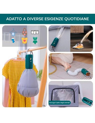 Mini Asciugatrice Elettrica Portatile da...