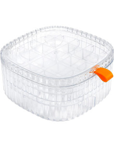 Scatola Organizzatore Porta Gioielli Box Trasparente in... 2