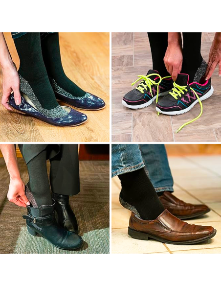 Coppia Calze Compressione per Circolazione Calzini Termici Unisex Traspiranti