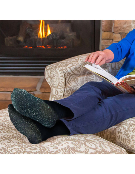 Coppia Calze Compressione per Circolazione Calzini Termici Unisex Traspiranti