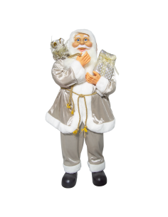 Babbo Natale Abito Champagne 144292 Decorazione 90H cm...