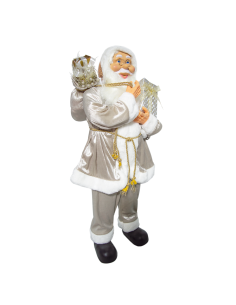Babbo Natale Abito Champagne 144292 Decorazione 90H cm... 2