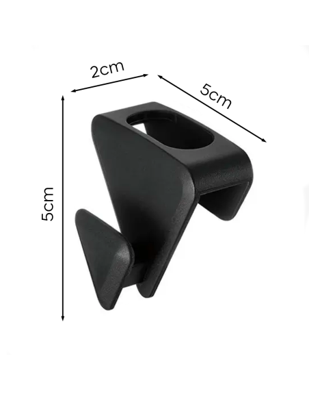 Set 10pz Grucce Appendiabiti a Sospensione Connettori in Plastica Salvaspazio