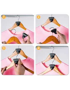 Set 10pz Grucce Appendiabiti a Sospensione Connettori in... 2