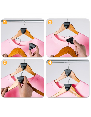 Set 10pz Grucce Appendiabiti a Sospensione...