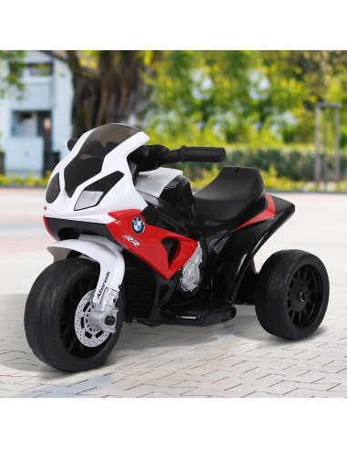 Moto elettrica bambini BMW LT883 luci led 6V mp3