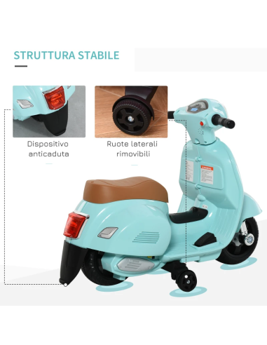 Mini Moto Elettrica per Bambini VESPA PIAGGIO...