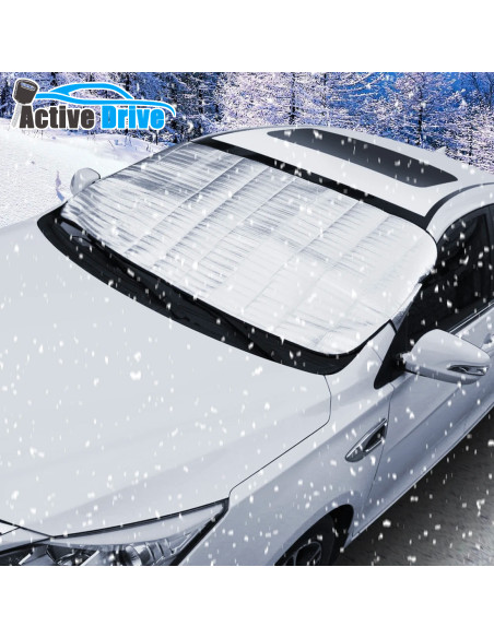 Copri Parabrezza Copertura Auto Protezione da sole e Neve 200x80cm Universale