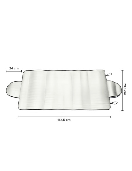 Copri Parabrezza Copertura Auto Protezione da sole e Neve 200x80cm Universale