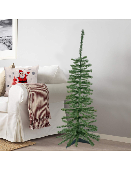 Albero Di Natale 100H Cm 245002 Con Rami Pieghevoli In PVC Abete Artificiale