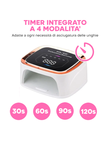 Lampada 36 LED per Unghie Ricaricabile...