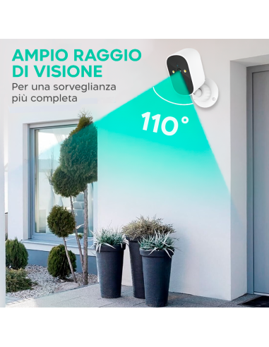 Telecamera di Sicurezza Wi-Fi JT-8185XM Sensore...