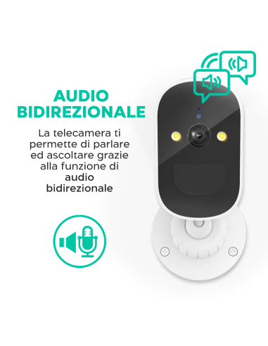 Telecamera di Sicurezza Wi-Fi JT-8185XM Sensore...