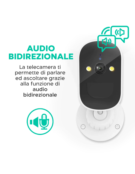 Telecamera di Sicurezza Wi-Fi JT-8185XM Sensore di Movimento e Controllo con APP