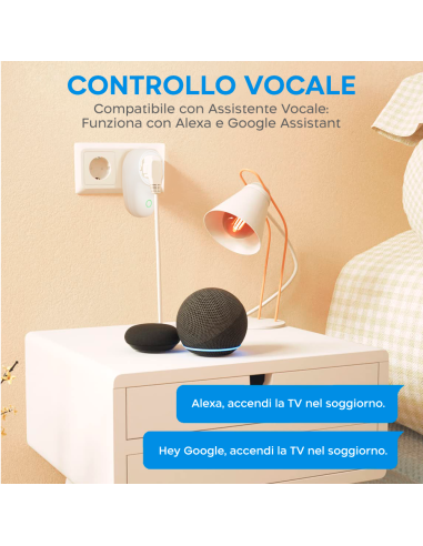 Spina Intelligente SONOFF S26 Wi-Fi Smart Plug...