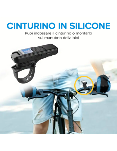 Mini Videocamera Audio Portatile Schermo Full...