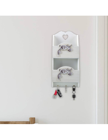 Portalettere in Legno da Parete 2 Posti...