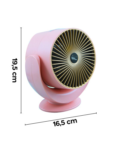 Mini Termoventilatore Elettrico 900W Stufa...