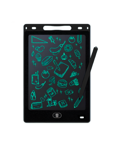 Lavagna Elettronica LCD 12" Tavoletta Grafica Scrittura Cancellabile per Bambini