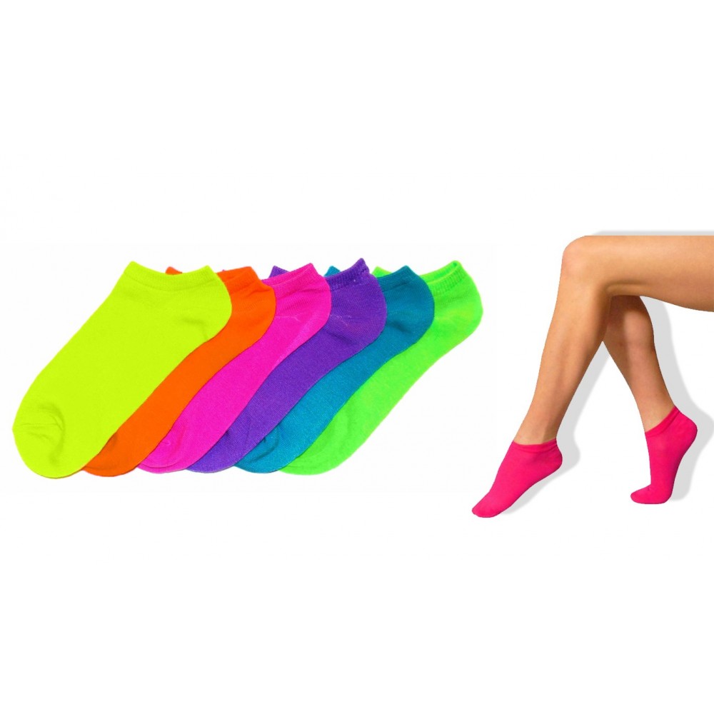 Pack 6 paia di calzini SUMMER FLUO donna