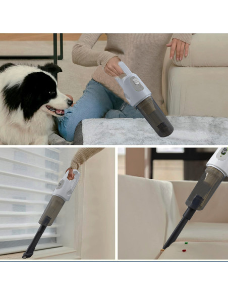 Aspirapolvere Senza Fili Portatile Multifunzione Ricaricabile USB con Filtro