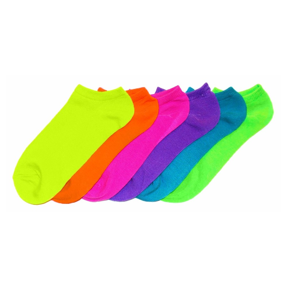 Pack 6 paia di calzini SUMMER FLUO donna