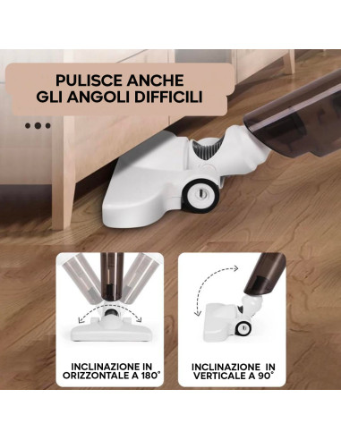 Aspirapolvere Senza Fili Portatile...