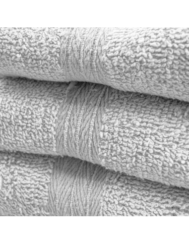 Tris Asciugamani da Bagno Hotel in Spugna Viso...