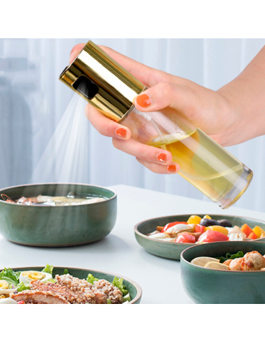Dispenser Olio Spray Nebulizzatore 100ml Vetro...