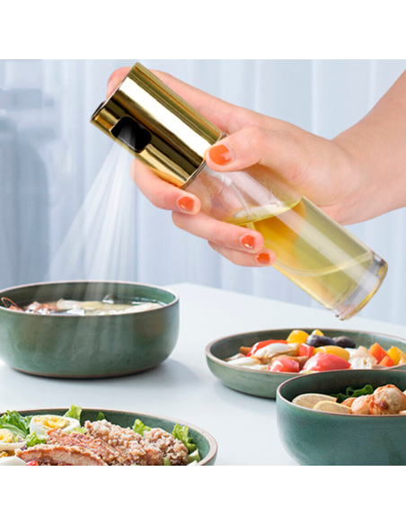 Dispenser Olio Spray Nebulizzatore 100ml Vetro Spruzzatore Olio Friggitrice Aria