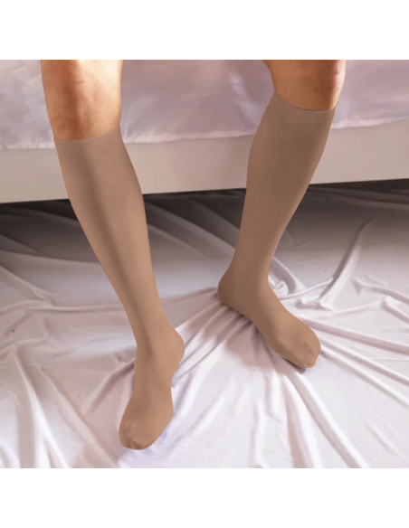 Coppia Calzini Termici Invernali Gambaletto Unisex Caldi Calzettoni Taglia Unica