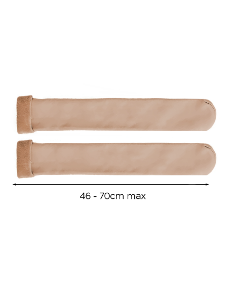 Coppia Calzini Termici Invernali Gambaletto Unisex Caldi Calzettoni Taglia Unica